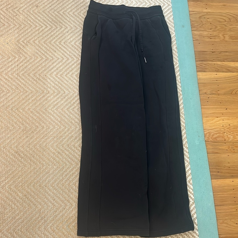 Lululemon Black Scuba Wide Leg Pants